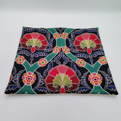 Carnalbanagh Indoor / Outdoor Floral Square Cushion Cover Cushion
