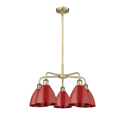 Lustre en dôme à 5 lumières Trickett