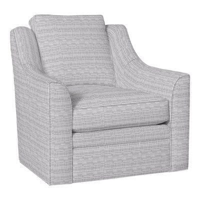 Nicholas Upholstered Swivel Armchair
