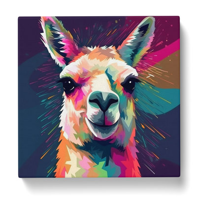 Llama - Wrapped Canvas