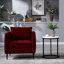 Lit confortable douillet pour le bureau - fauteuil rembourré en velours moderne avec coussin à ressorts doux et tapis antidérapants