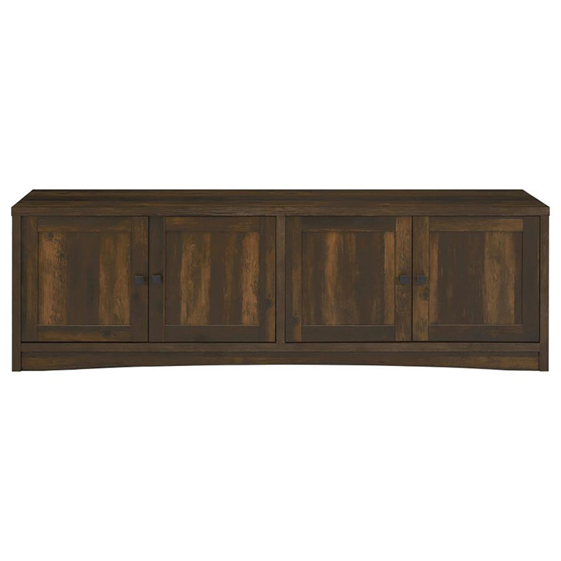 Patterson 4-door 78-inch Tv Stand, Dark Pine
