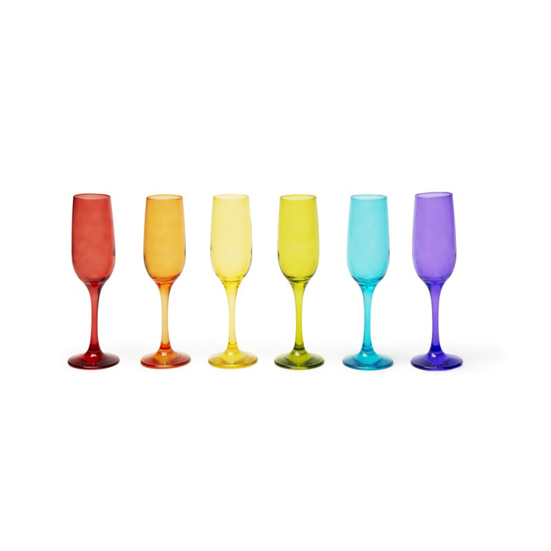 250ml Glass Flute Set