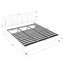 Très grand lit plateforme tapissier hydraulique avec tête de lit intégrée, tissu chenille, noir-129523242