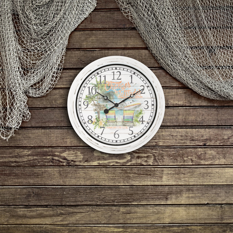 Horloge murale 15,75 po Margaritaville