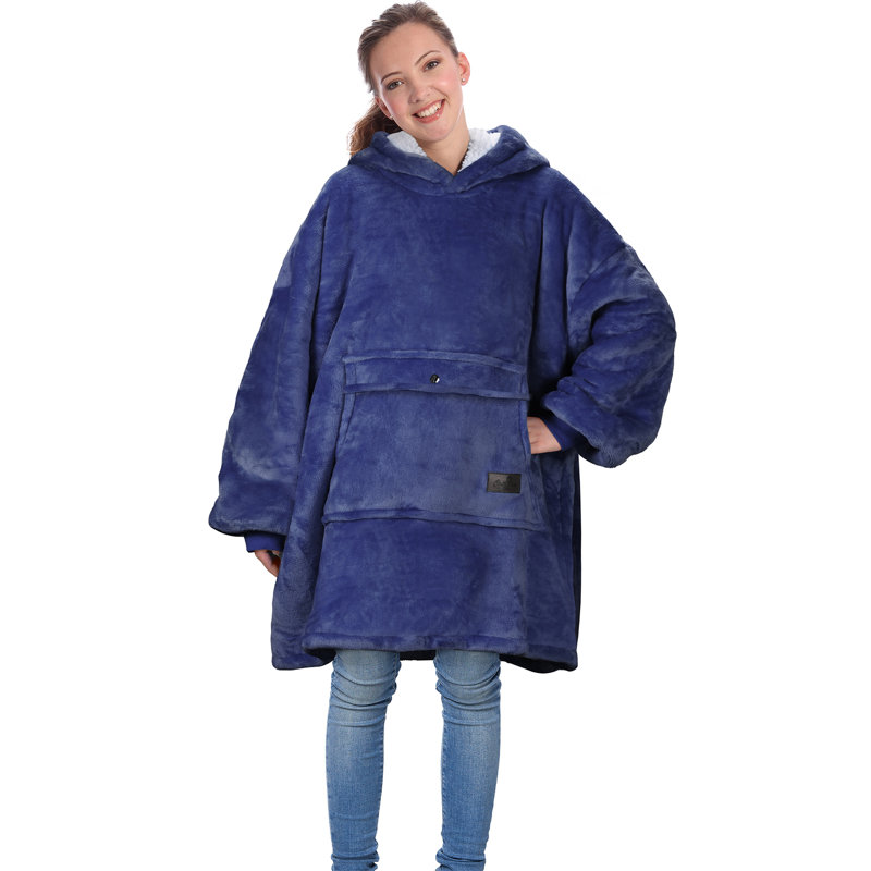 Sweat à capuche pour enfants Catalonia, Bleu foncé