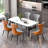 Emiljan Faux Leather Upholstered Side Dining Chairs