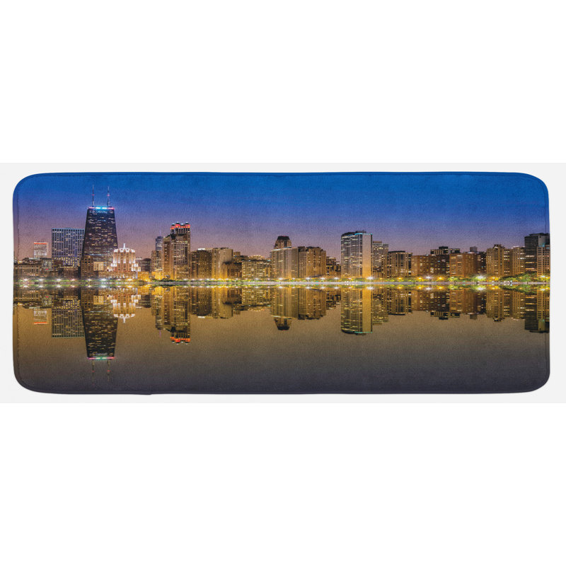 Tapis de cuisine Chicago Skyline