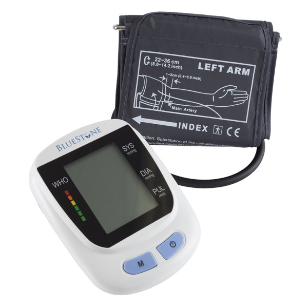 Bluestone Automatic Upper Arm Blood Pressure Monitor with 120