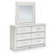 Commode et miroir birmonton