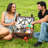 Picnic Basket Set Compact & Easy to Carry with Strong Leather Handle, Secure Latches