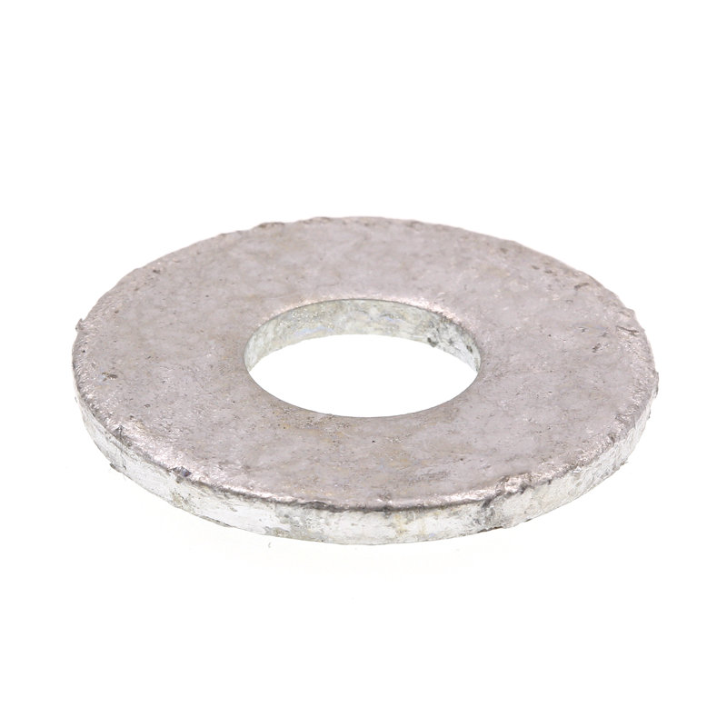 Rondelles plates, USS, 1/2 po x 1 3/8 po de diamètre, acier galvanisé à chaud (paquet de 50), H 5 po x l 4,9 po x P 1,2 po