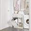 Wood Cabinet Laundry Hamper with Handles