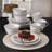 Pfaltzgraff Trellis 16-Piece Stoneware Dinnerware Set, Service for 4