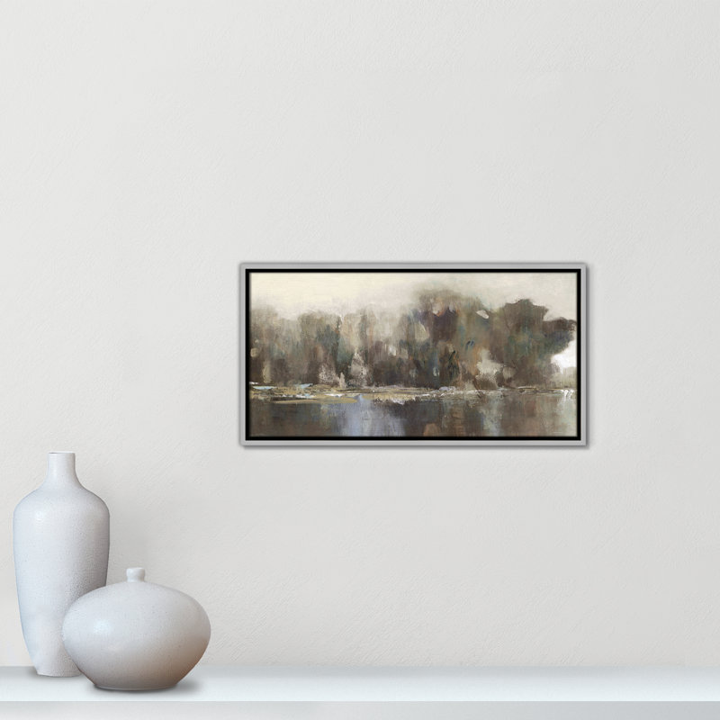 «Daily Reflections II - Landscape Version Print» par Carol Robinson, Argent argent, H 13,5 po x l 25,5 po