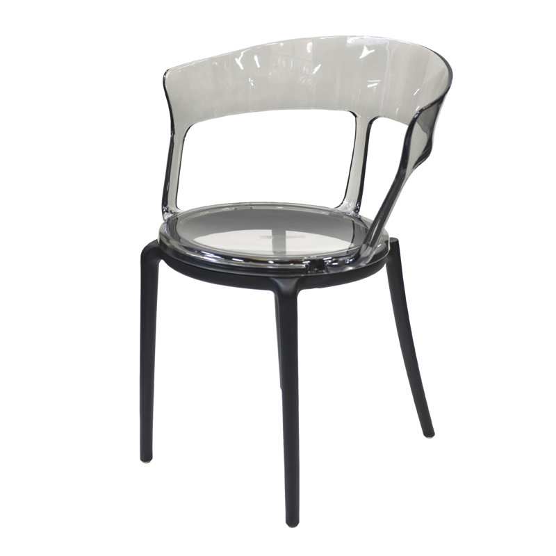 Alberte 18'' H Stacking Armchair, Clear