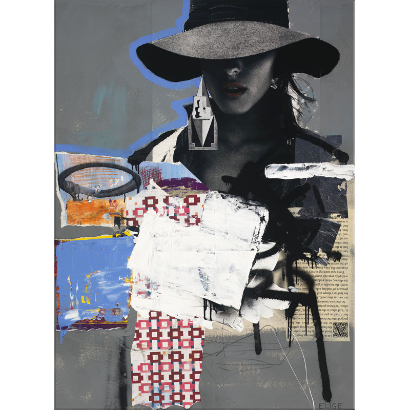 Alice par Elige - Œuvre d'art mixte sur toile tendue