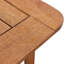 Table de salle à manger d'extérieur en bois L 70,67 po x l 32,76 po pour 6 personnes Crestina