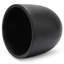 Pot à fleurs noir avec trou de drainage de 17,5 po de diamètre Acushnet-1333807582-1333807577