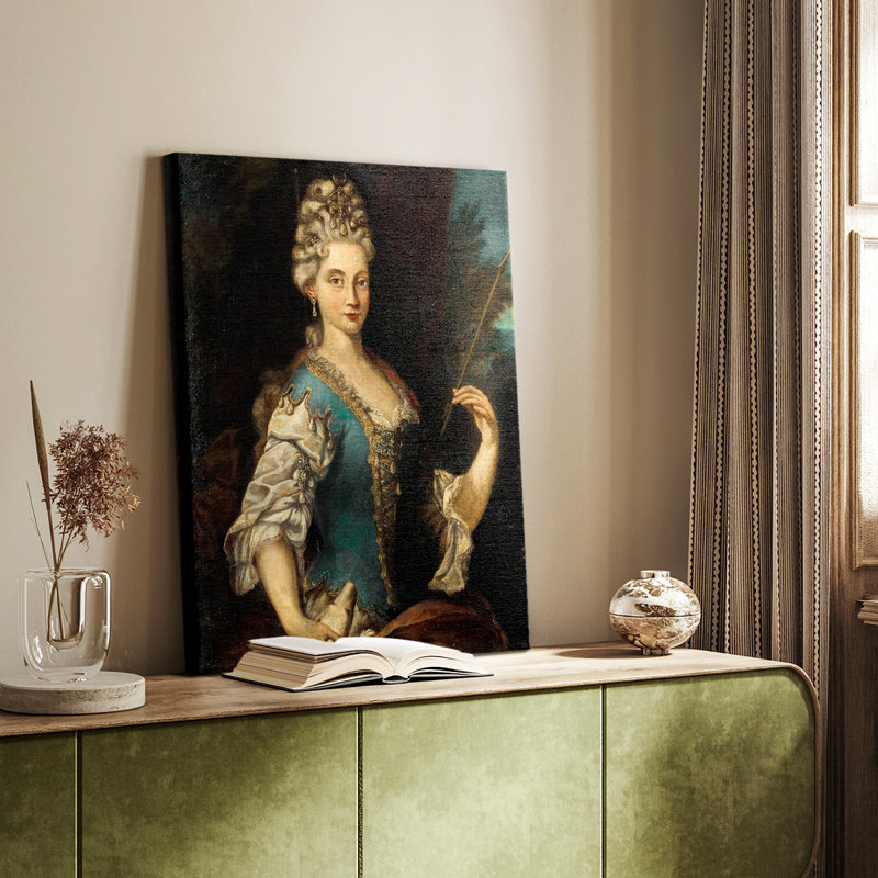 Impression de portrait rétro Cxxxv - galerie enveloppée de cavas, H 27 po x l 18 po