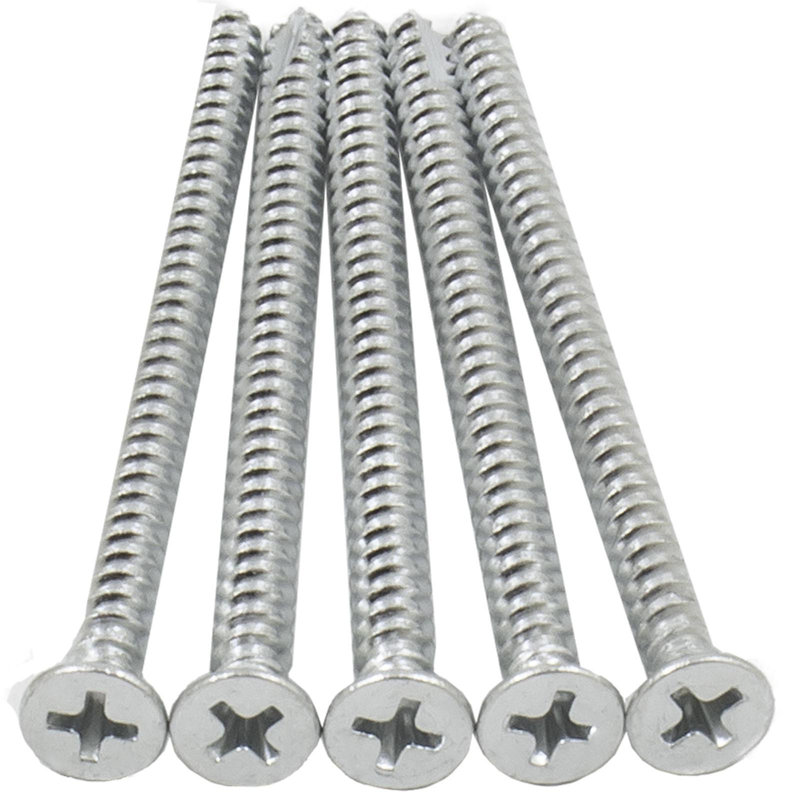 Vis de charnière de porte, # 9 X 2-3 / 4 ", paquet de 100, quincaillerie en chrome satiné par Stone Harbor