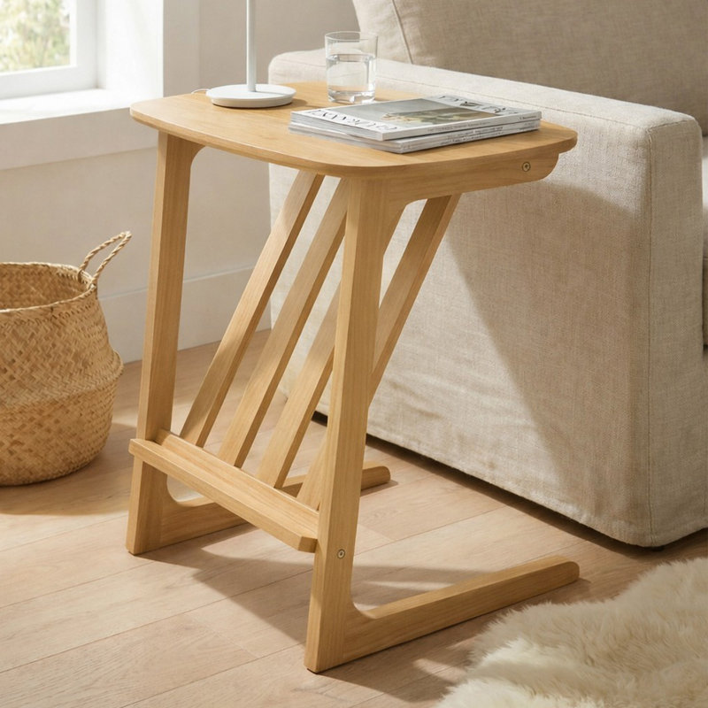 Solid Wood C Table End Table