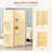 4-Panel Folding Room Divider