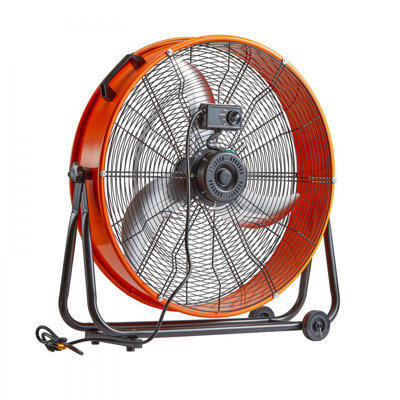 Tambour ventilateur 24 pouces haute vitesse 3 vitesses à usage industriel 8600CFM pour entrepôt
