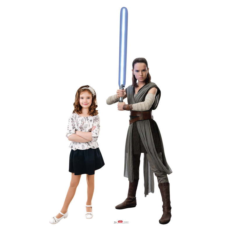88'' Life-Size Rey Star Wars Cardboard Standup