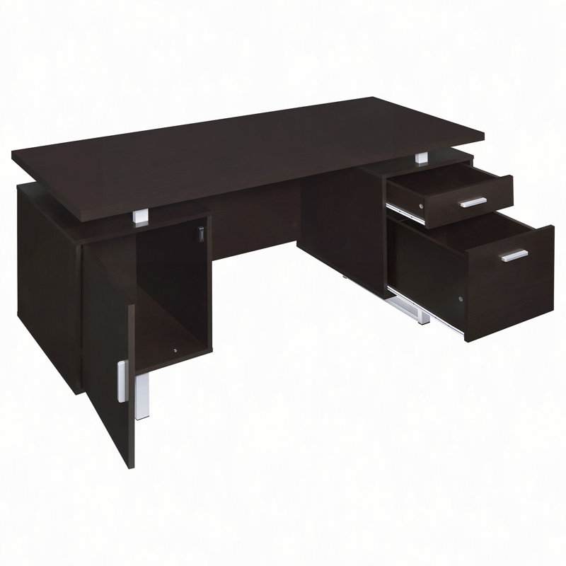 2-drawer Floating Top Office Desk