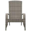 Chaise de patio en rotin poly Adirondack-369461737