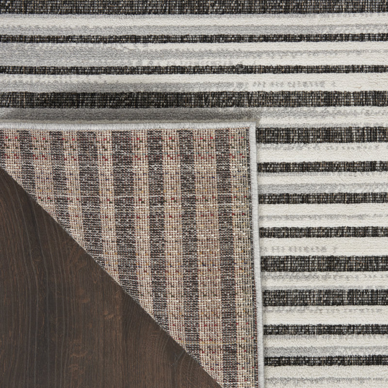 Tapis gris Romelia, Rectangle 2 pi 2 po x 3 pi 9 po
