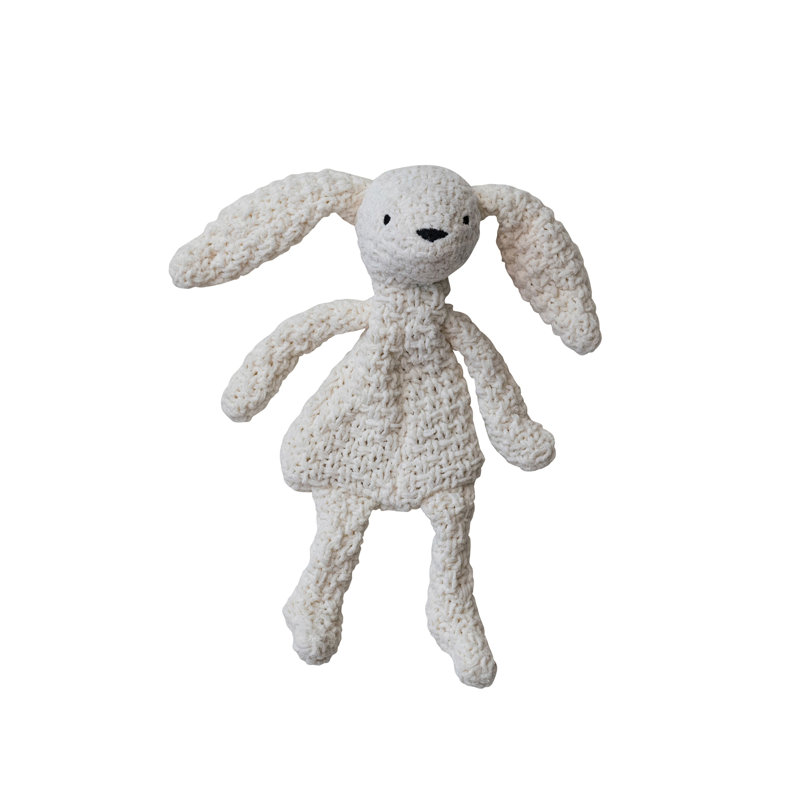 Multicolore 2 pièces lapin chenille tricoté en tissu