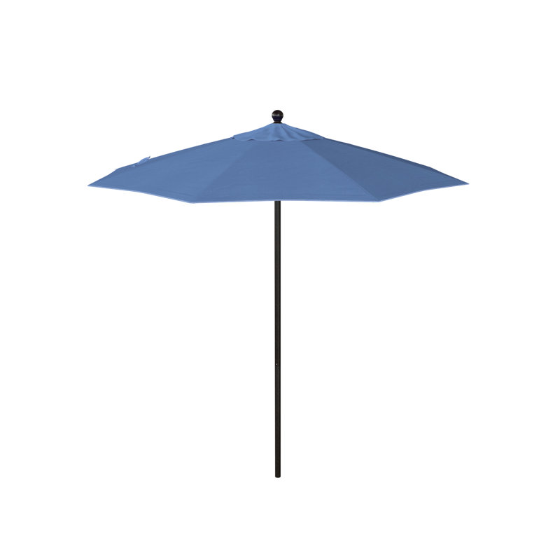 Parasol de marché 90 po Nakeira, Performance bleu givré, Bronze