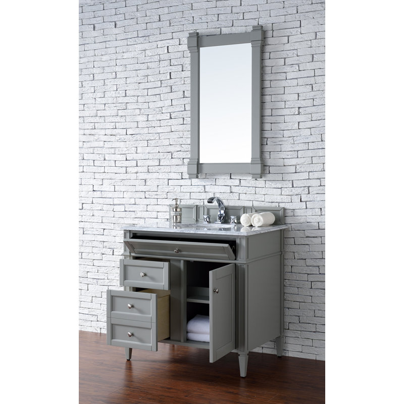 Brittany 36'' W Single Bathroom Vanity Base, Urban Grey