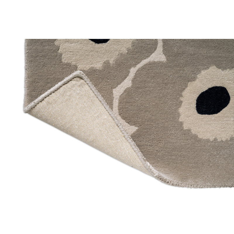 Grège Unikko , Grège, Tapis de couloir 3 pi x 9 pi