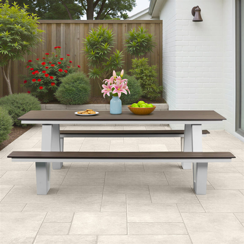 Table de pique-nique Idell, Gris
