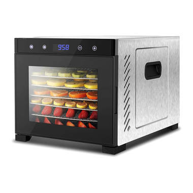 Food Dehydrator Machine(67 Free Recipes) 8 Stainless Steel Trays