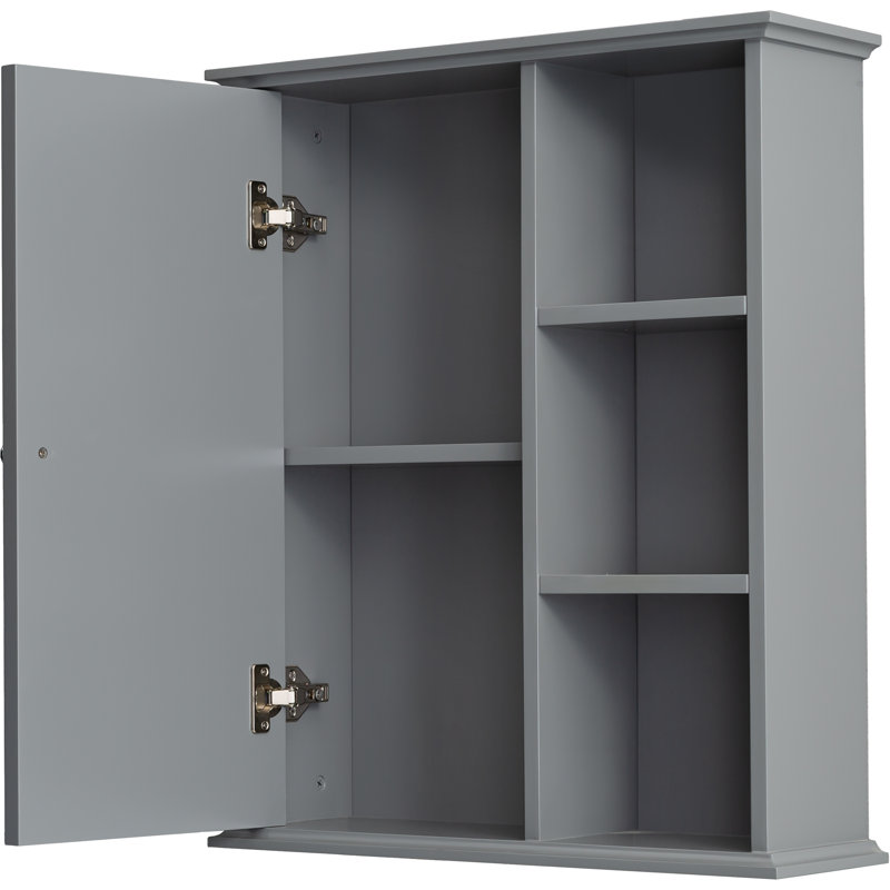 Armoire murale de salle de bain, Gris