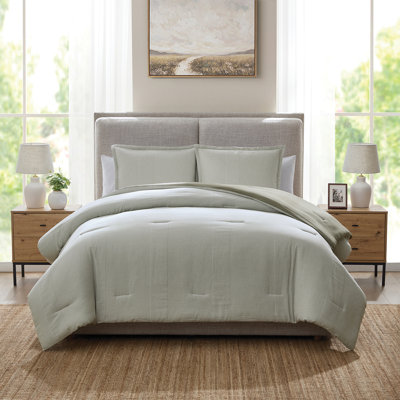 Details By Becki Owens Ryan Stripe 3-Piece Cotton Comforter Set, Full/Queen