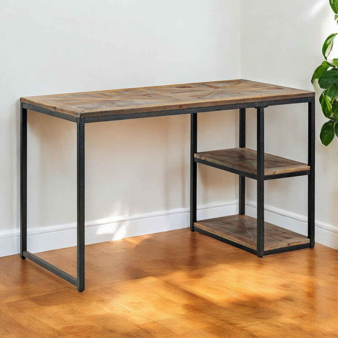 Birkner Solid Wood Top Writing Desk Wade Logan®