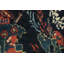 Tapis oriental rétro à motif floral traditionnel 4 x 5