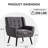 Bolanle 30" W Tufted Wide Back Accent Armchair-541102857