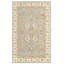 Antiquity Wool Oriental Area Rug in Gray Blue / Beige-702964325
