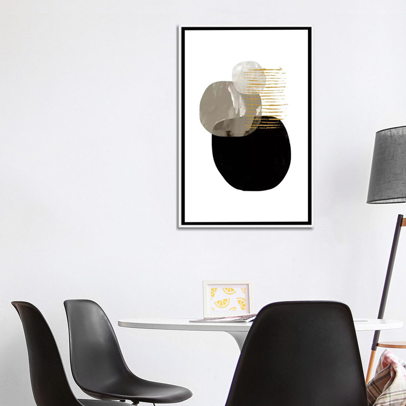 « minimal tone » par dan hobday-print, Toile blanche encadrée, H 60 po x l 40po x P 1,5 po
