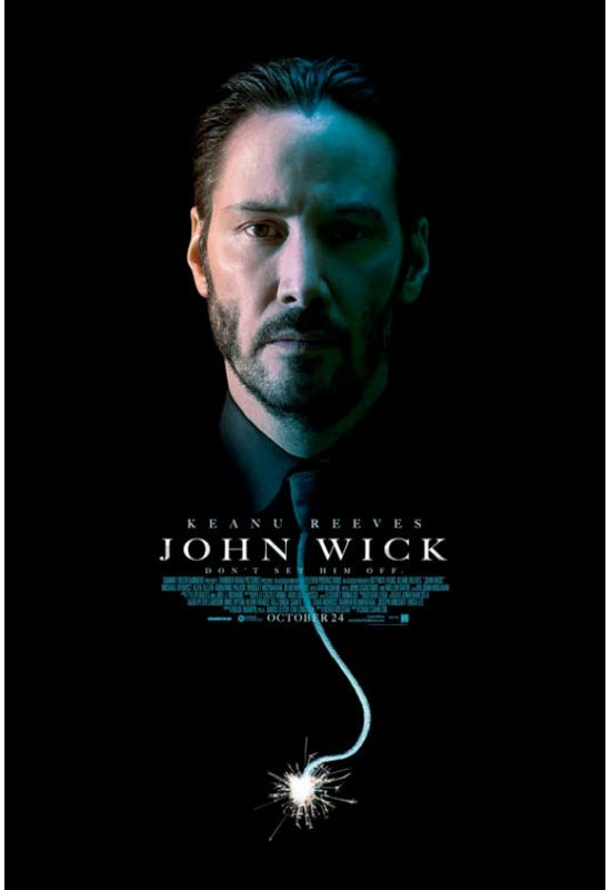 Affiche de film John Wick (11 X 17) - Article # MOVCB19145