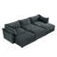 Canapé avec repose-pieds, canapé-lit de cinéma maison à siège large et profond pour le salon, canapé modulaire modulaire avec tiroir coulissant de rangement sous chaque siège, chenille-739295526-739295523-739295527