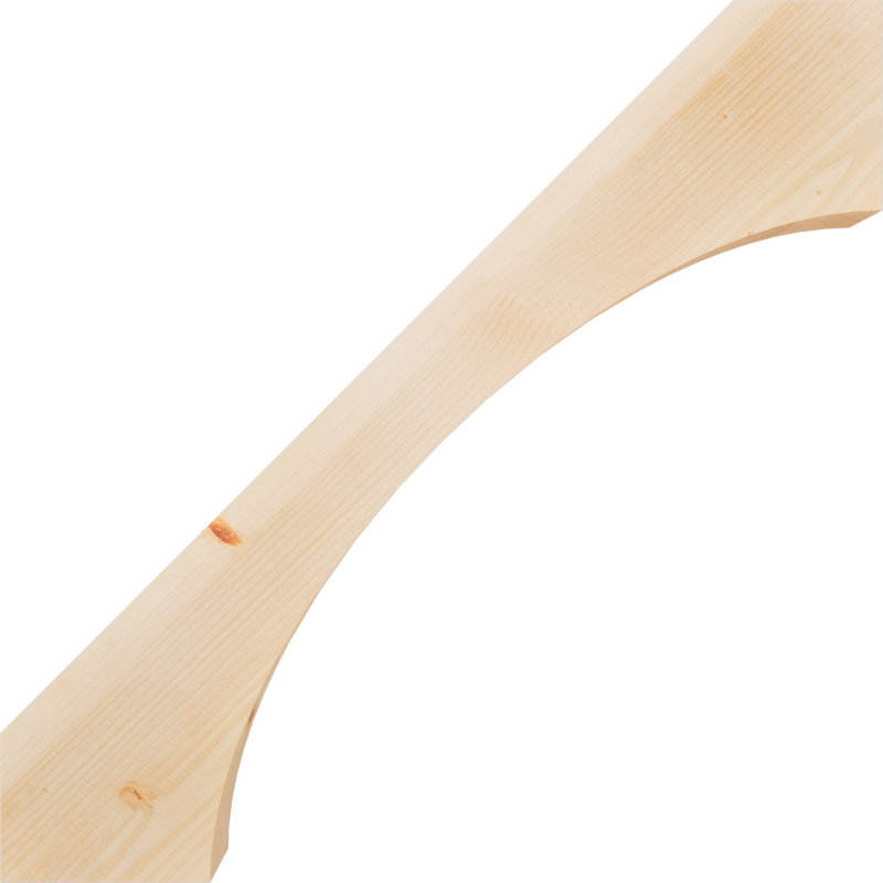 Attelle de genou Westlake, Sapin de Douglas, Lisse, H 40 po x l 3,5 po x P 40 po