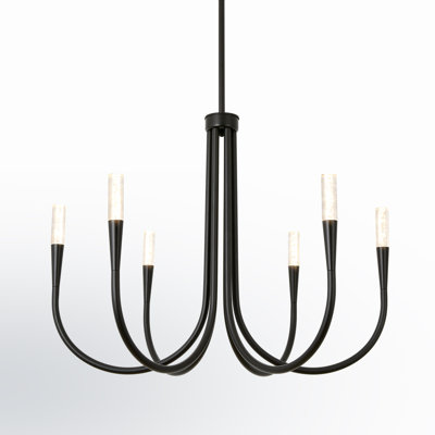 6-Light Candle Style LED Chandelier