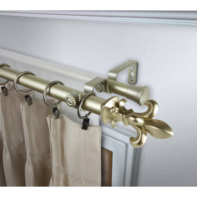Tringle à rideaux double ajustable 1 po Bello